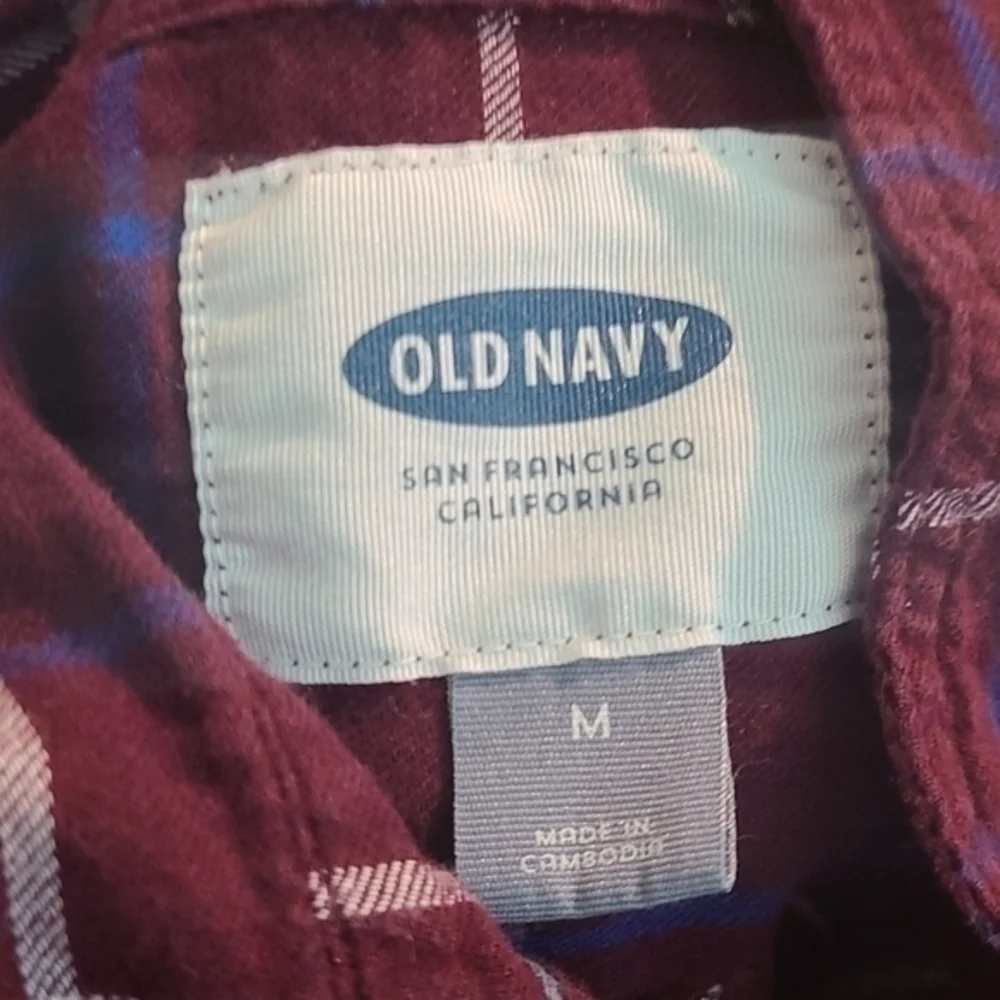 [Old Navy] Flannel Button down shirt - Size M